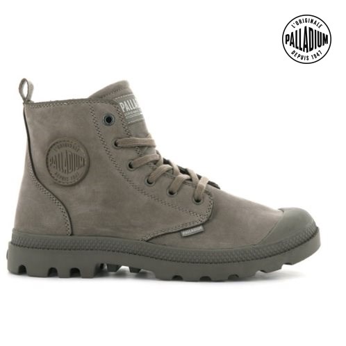 Pánské Boty Palladium Pampa Hi Zip NBK Hnědé | CZ RWY-45B